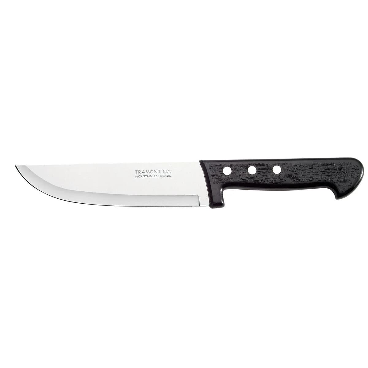 Cuchillo de cocina de acero inoxidable negro Tramontina Plenus 8 pulgadas — imagen 1 de 1