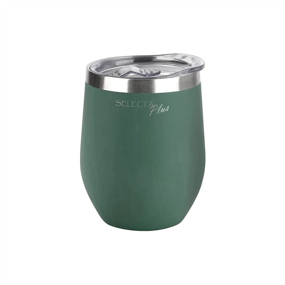 Vaso Mate Termico Con Tapa Acero Inoxidable 350 Ml Grupo Dos — imagen 2 de 7