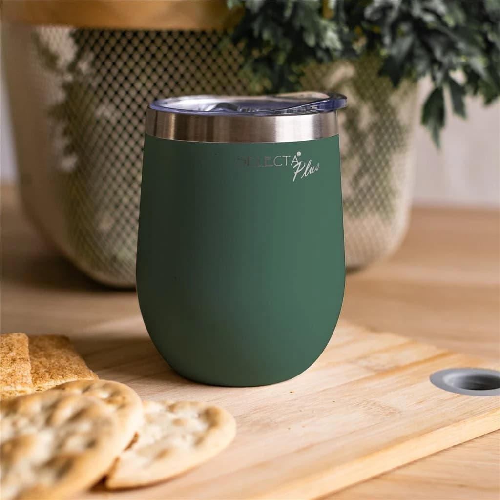 Vaso Mate Termico Con Tapa Acero Inoxidable 350 Ml Grupo Dos — imagen 7 de 7