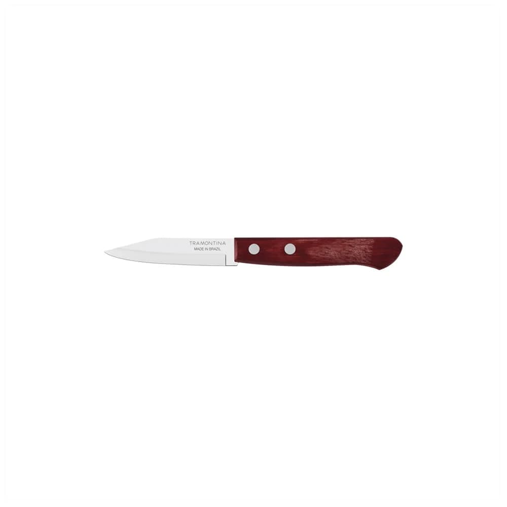 Cuchillo para frutas y verduras Tramontina Polywood de acero inoxidable 3 pulgadas — imagen 1 de 3
