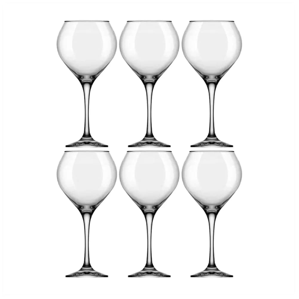 Copa De Vidrio Vino Nadir 600 Ml Prestige X6 Unid. — imagen 1 de 1