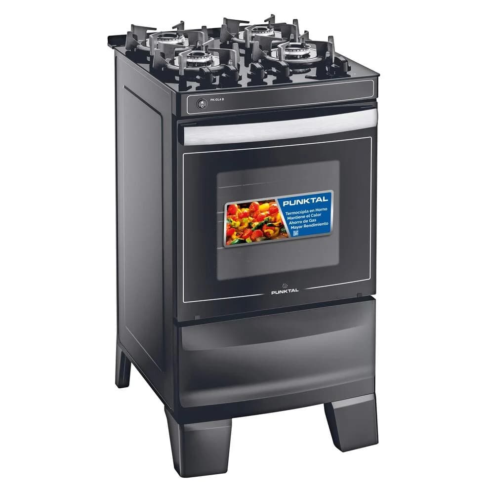 Cocina Punktal Agile Glass Pk-gl4 Multigas 4 Hornallas 220v — imagen 1 de 1