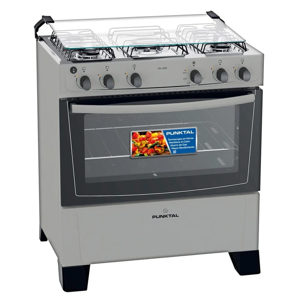 Cocina Punktal Coliseum Pk-299c 5 Hornallas Visor 84 Litros — imagen 1 de 1