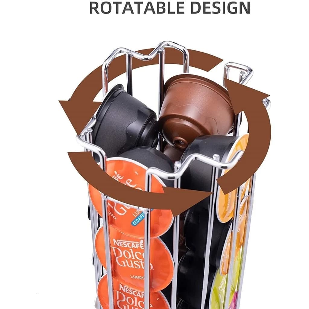Soporte Giratorio Cafe Dolce Gusto Metal 24 Capsulas — imagen 2 de 4
