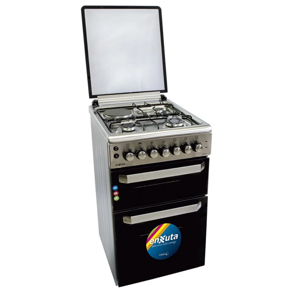 Cocina Enxuta Cenx650i Gas/electrica 4 Hornallas Horno Doble — imagen 1 de 1