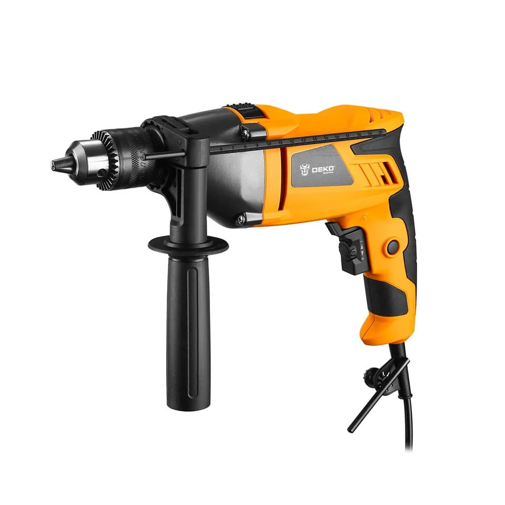 Taladro Con Percutor 13mm 1100w Deko Dkid13g110 Amarillo — imagen 1 de 3