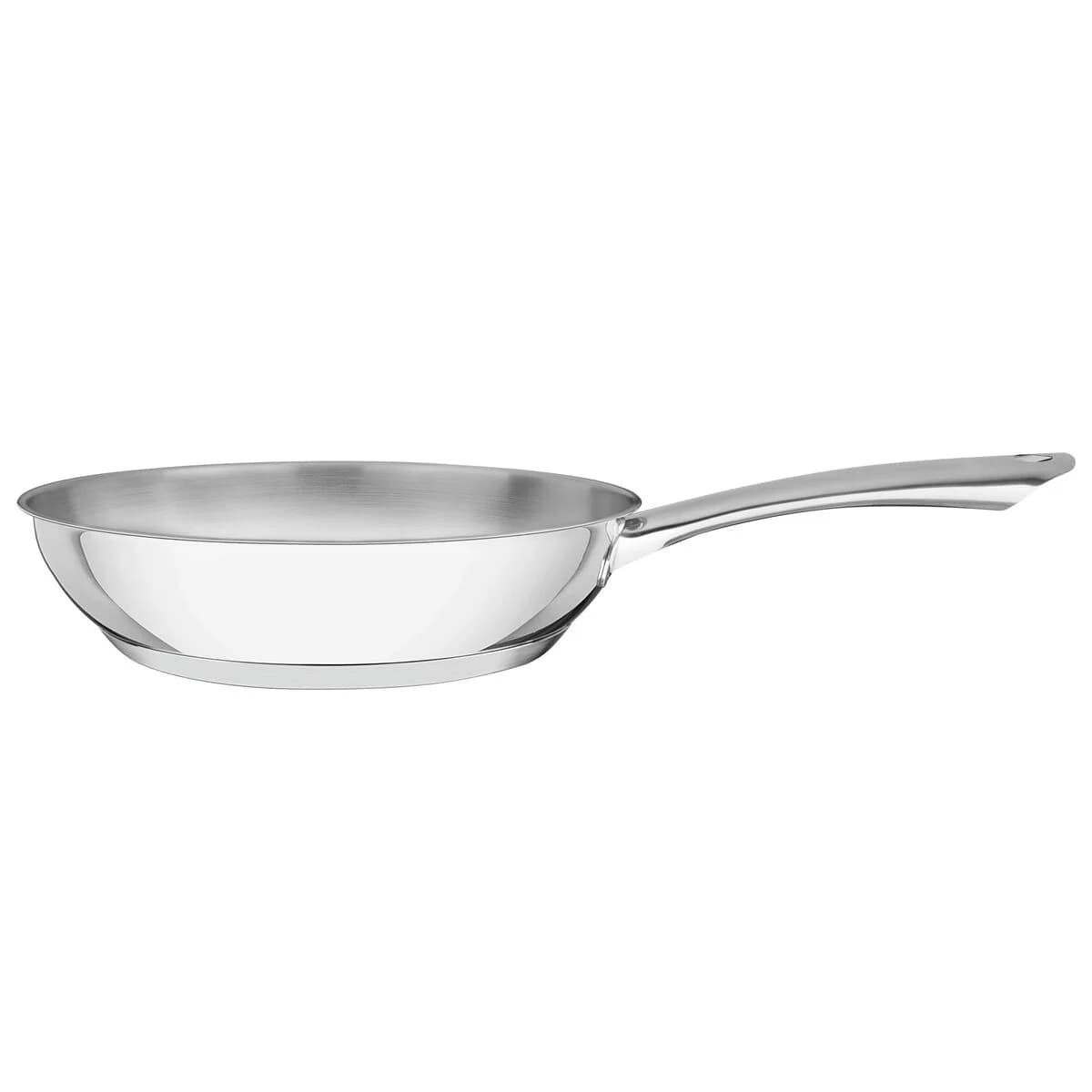 Sarten Tramontina Inducción 24 Cm Triple Fondo Acero Inox — imagen 3 de 6