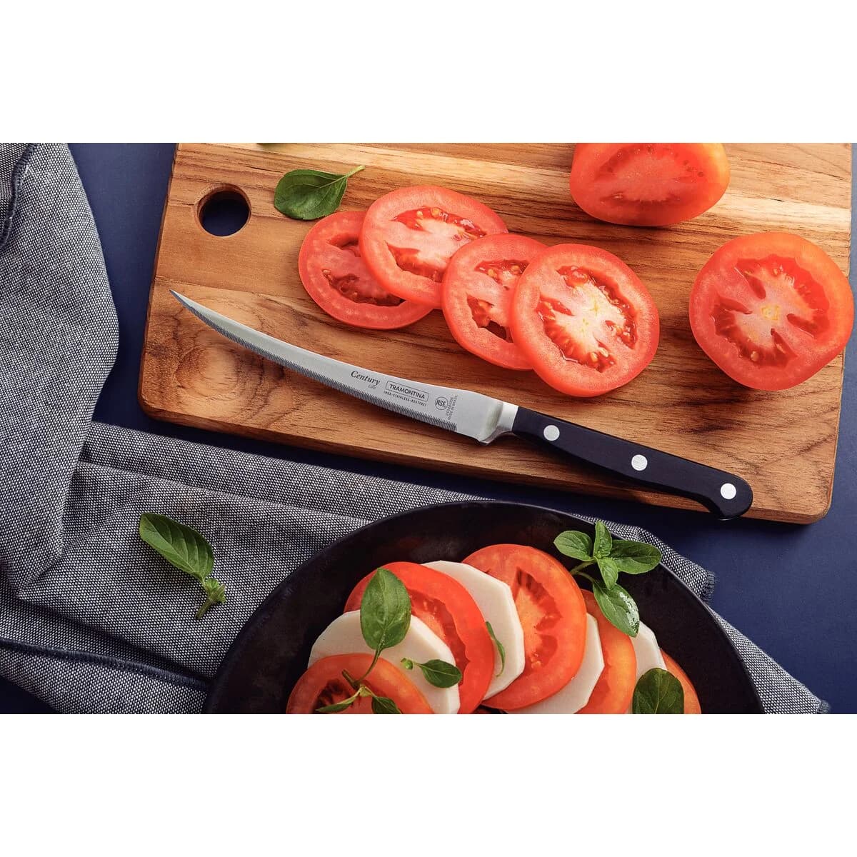 Cuchillo para tomate Tramontina Century de acero inoxidable forjado 5 pulgadas — imagen 3 de 3