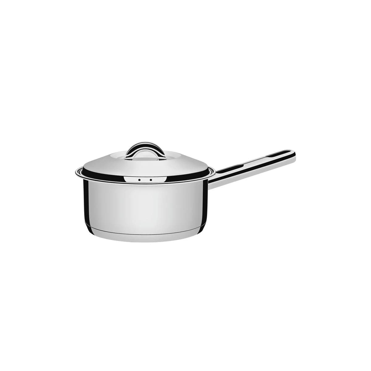 Olla Tramontina Solar de acero inoxidable con mango Triple Fondo 16 cm 1.4 L — Apta Inducción — imagen 1 de 5