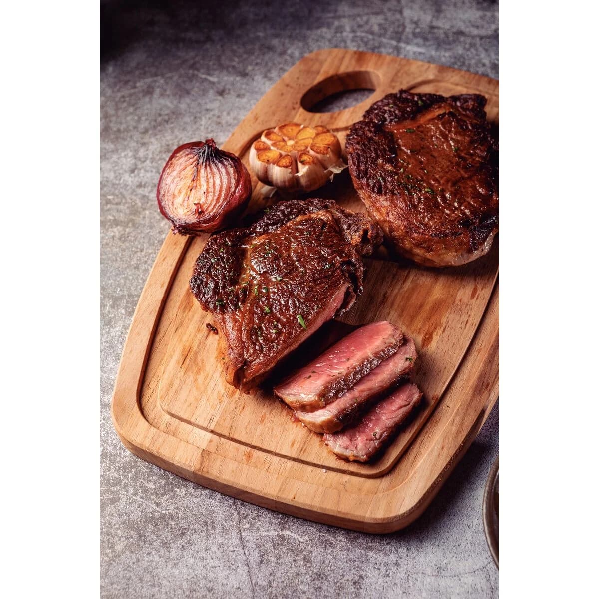 Tabla De Madera Tramontina Cocina Oval 34 Cm Churrasco — imagen 2 de 3