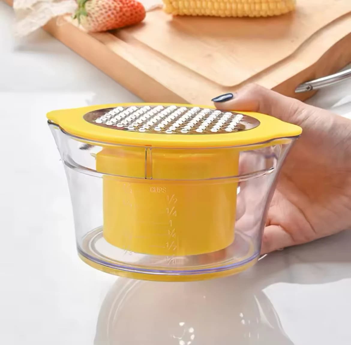 Desgranador De Choclo Manual Maiz Rallador 2 En 1 — imagen 5 de 5