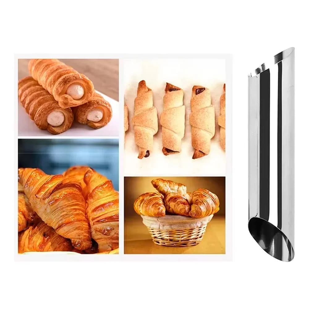 Set 3 Moldes Metalicos Para Cannoli Barquillos Reposteria — imagen 3 de 3