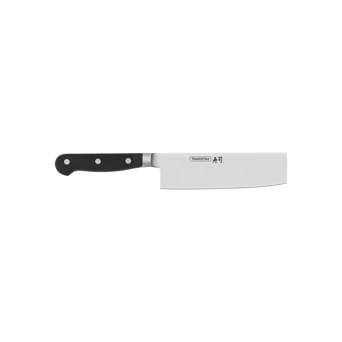 Cuchillo Nakiri Tramontina Sushi Gold de acero inoxidable 7 pulgadas