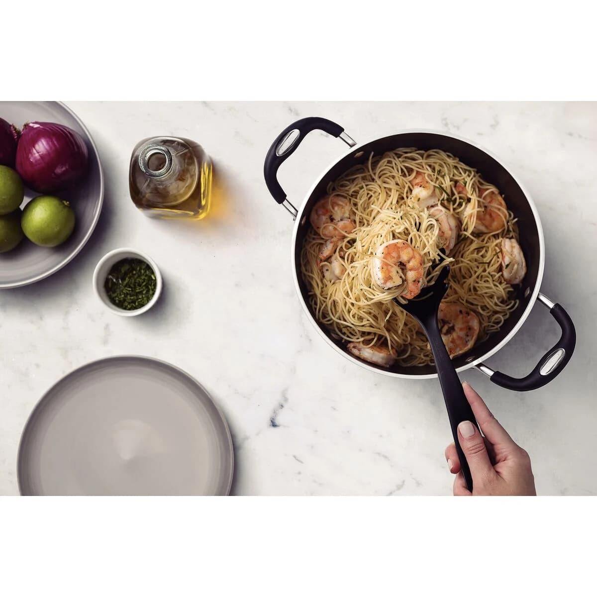 Servidor de pastas Tramontina Ability de nylon 29.6 cm color negro — imagen 3 de 3