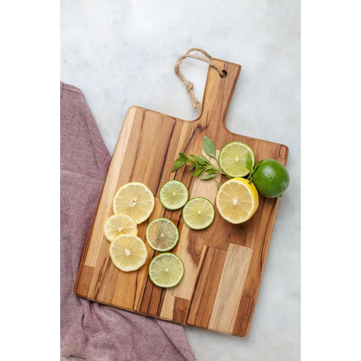 Tabla De Cocina Tramontina Madera Teca 40 X 28 Cm Kitchen — imagen 2 de 3
