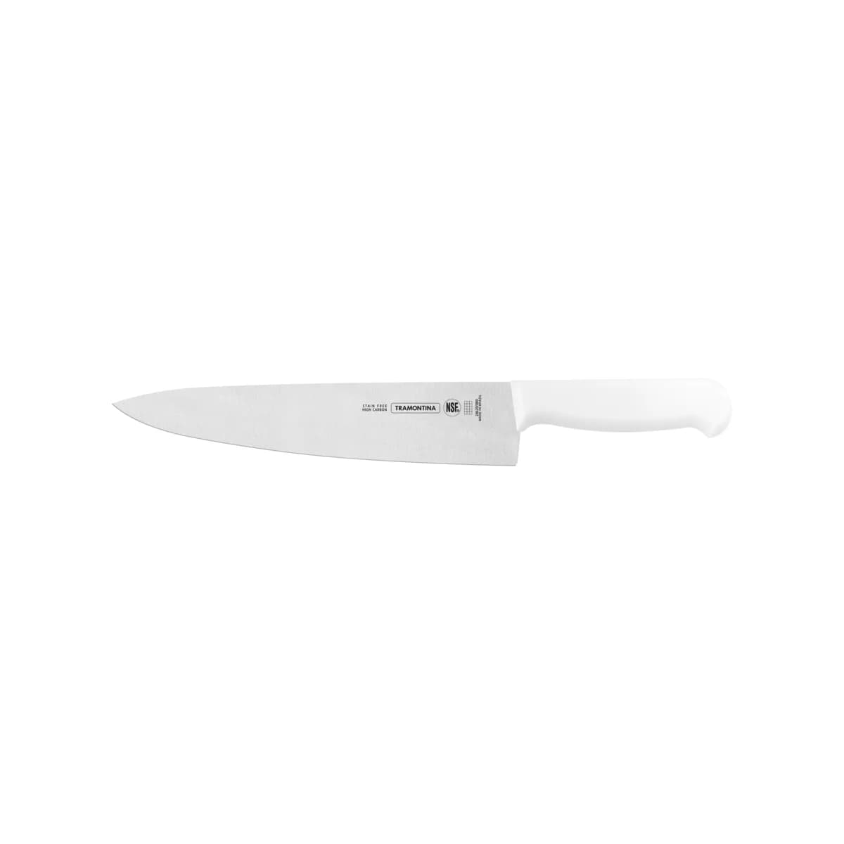 Cuchillo para carne Tramontina Profissional Master de acero inoxidable 10 pulgadas con mango blanco — imagen 2 de 4