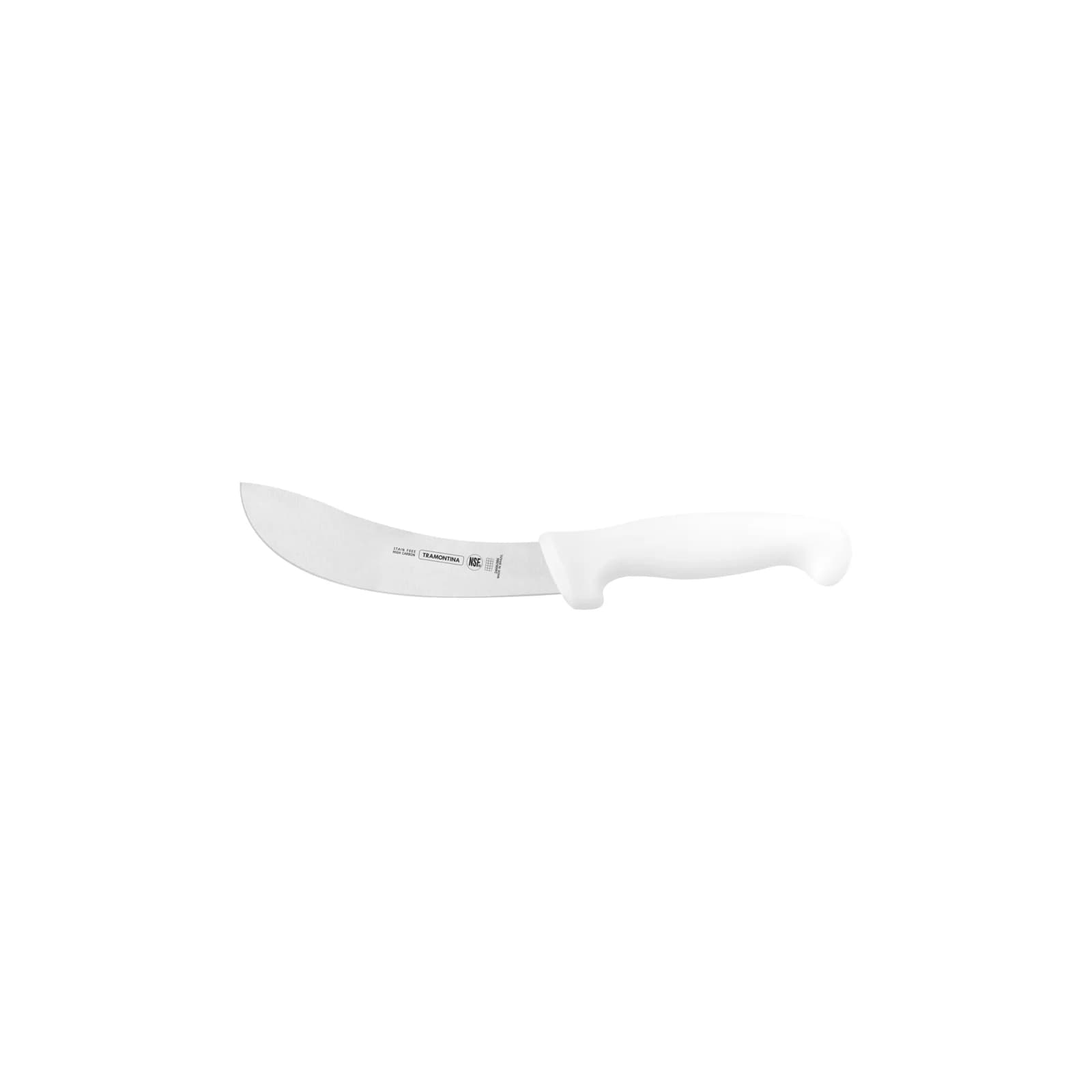 Cuchillo para desollar Tramontina Profissional Master de acero inoxidable 6 pulgadas con mango blanco — imagen 1 de 1