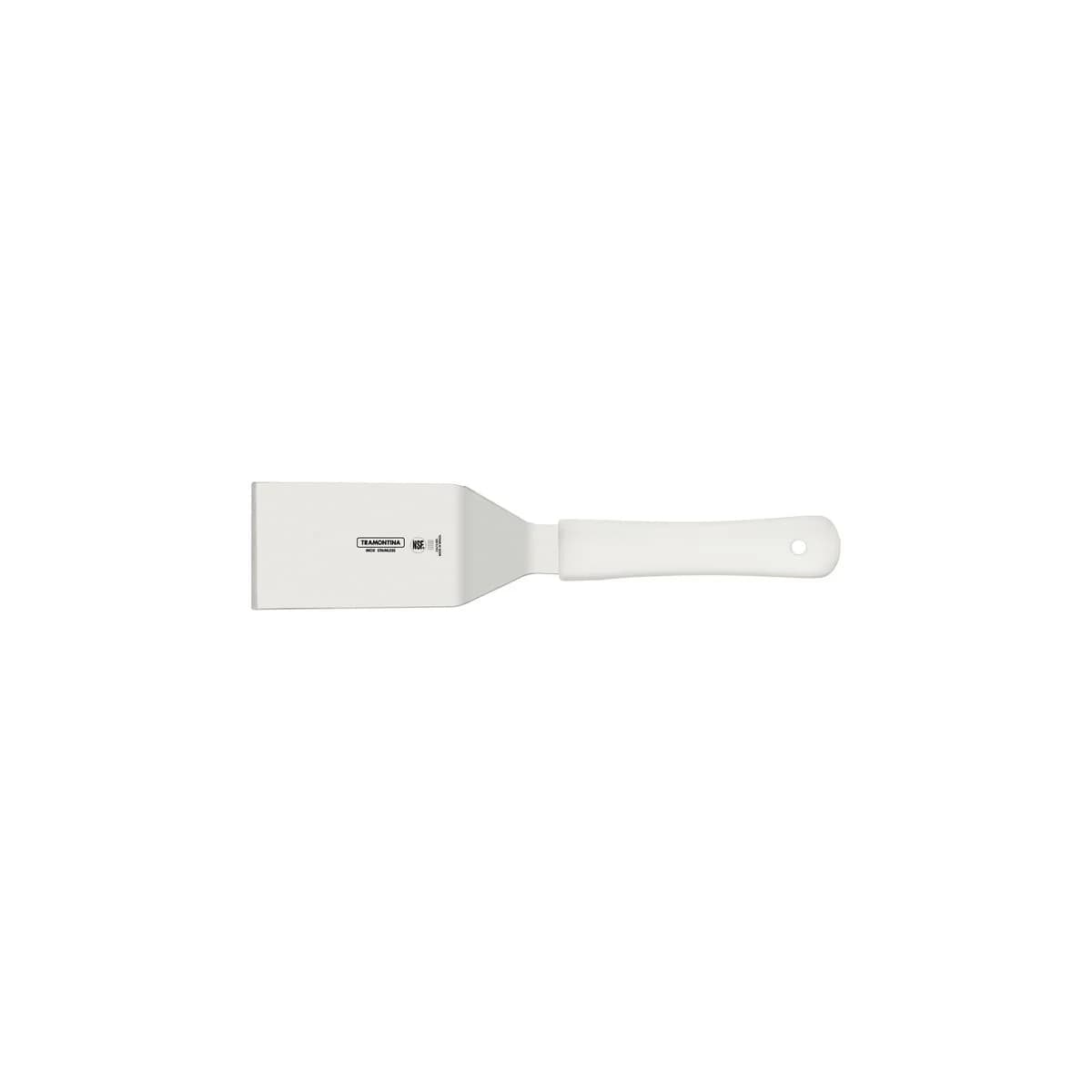 Espátula para frituras Tramontina Profissional Master de acero inoxidable 5 × 2.5 pulgadas blanca — imagen 4 de 6