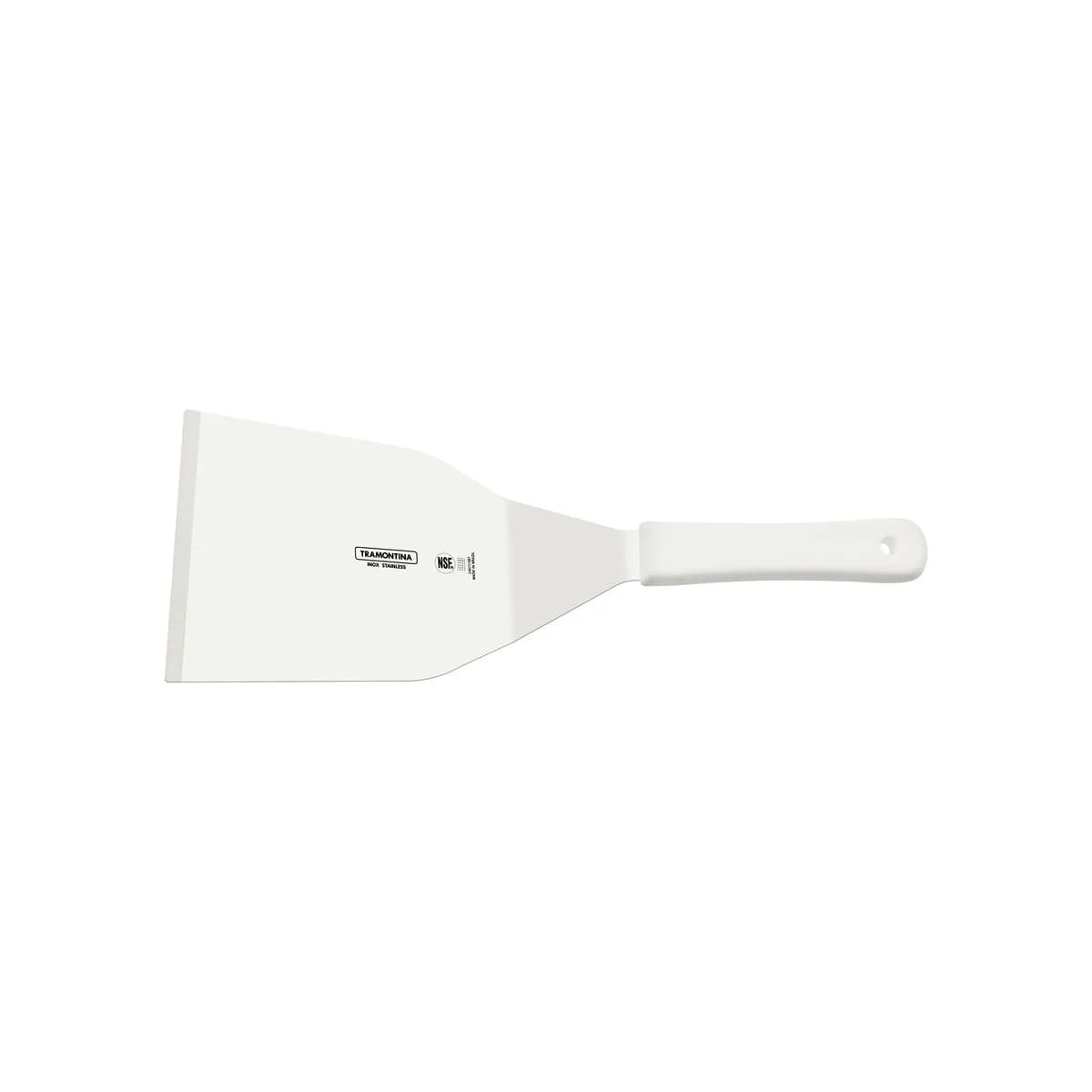 Espátula para hamburguesas Tramontina Profissional Master de acero inoxidable 7 × 4.25 pulgadas blanca — imagen 4 de 5