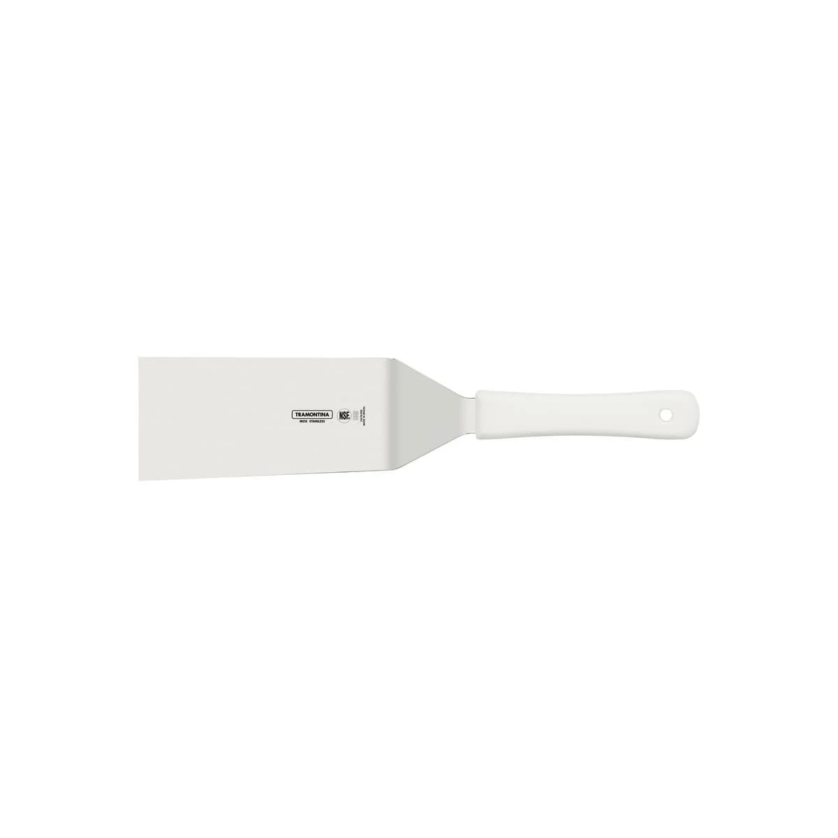 Espátula para hamburguesas Tramontina Profissional Master de acero inoxidable 8 × 3 pulgadas blanca — imagen 3 de 4