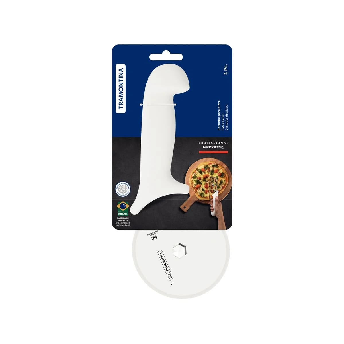 Cortador de pizza Tramontina Profissional Master de acero inoxidable — imagen 2 de 3