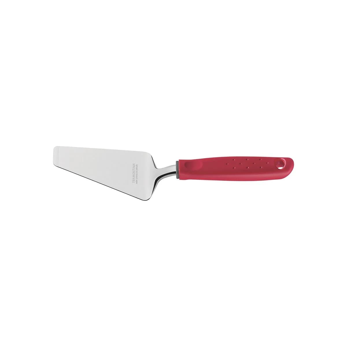 Espátula para pizza Tramontina Utilità de acero inoxidable 26.3 cm con mango rojo — imagen 1 de 2