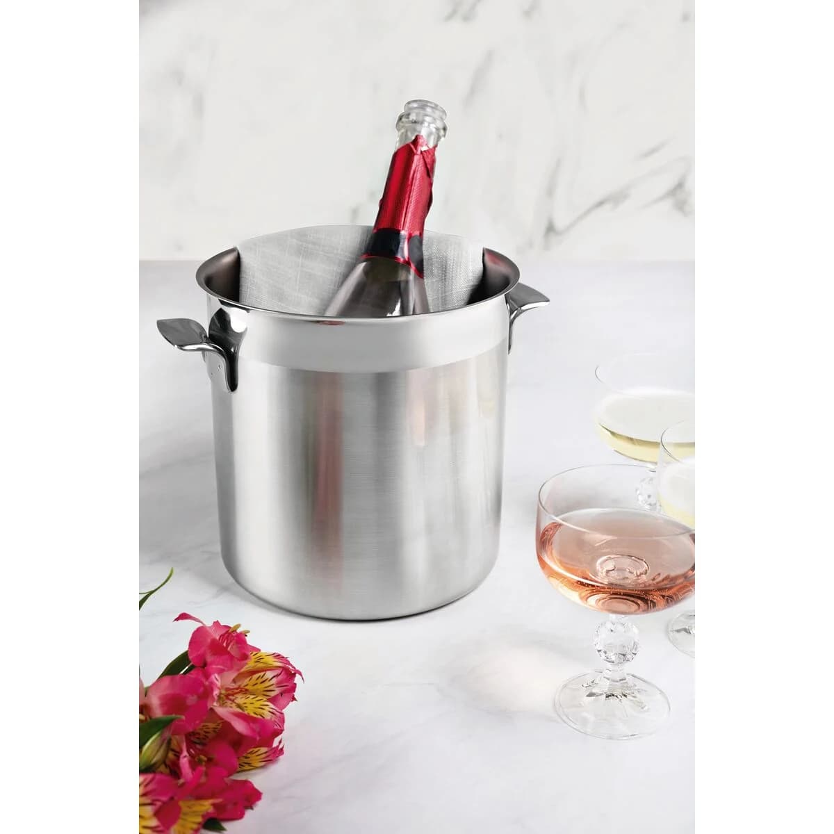 Champagnera Hielera Tramontina Cosmos Acero Inoxidable — imagen 3 de 6