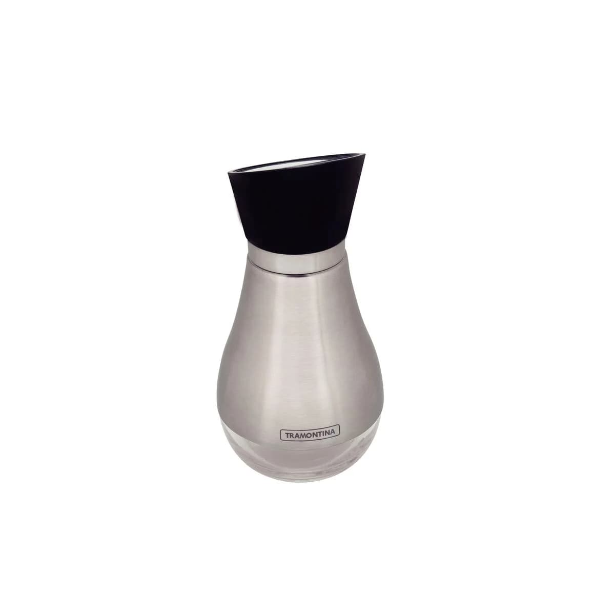 Aceitera y vinagrera de vidrio y acero inoxidable Tramontina Realce 390 ml — imagen 3 de 7