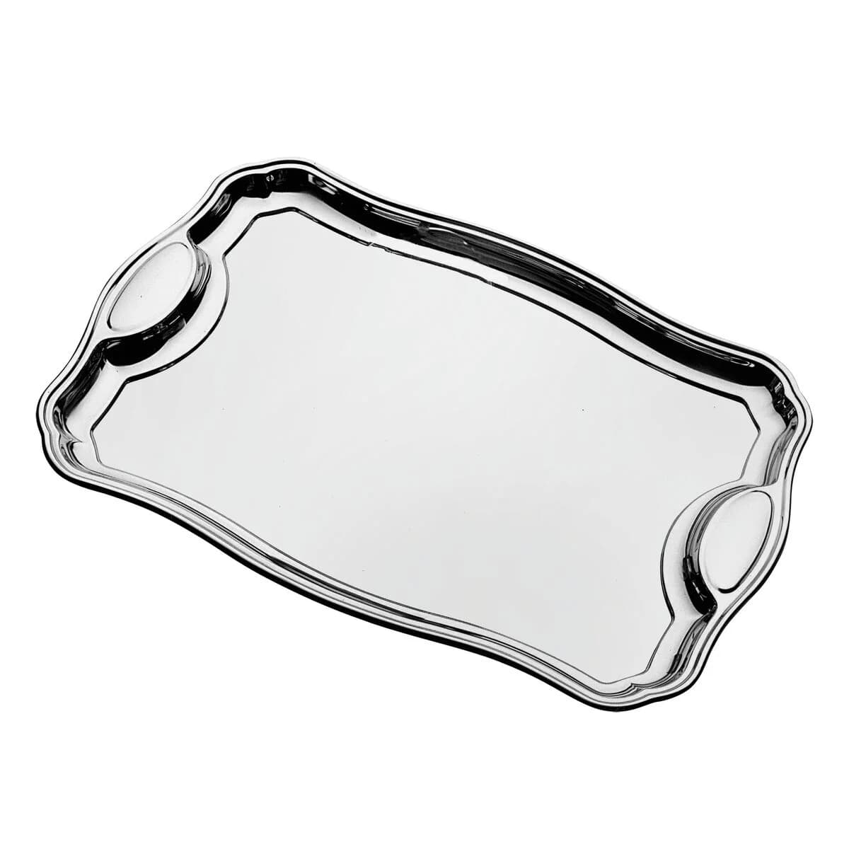 Bandeja rectangular de acero inoxidable con asas Tramontina Classic 49 x 34 cm — imagen 1 de 3