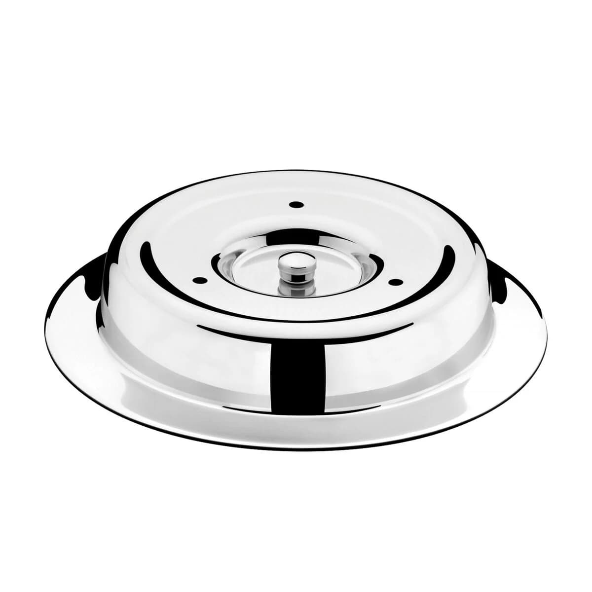 Campana para platos Tramontina Service de acero inoxidable 28 cm
