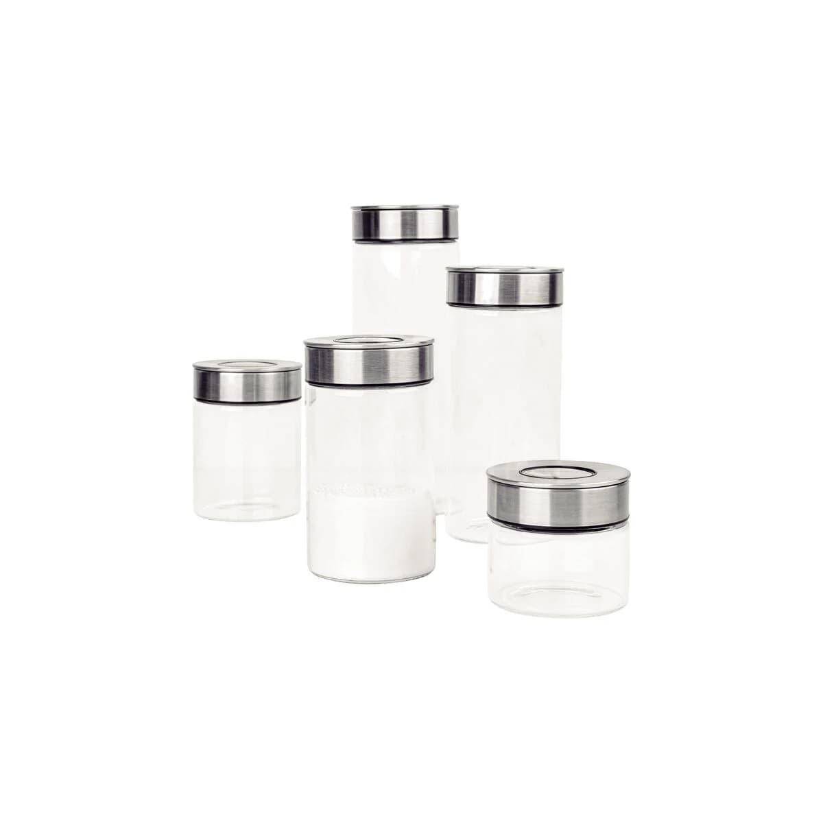 Frasco De Vidrio Tramontina Purezza Tapa Acero 700 Ml — imagen 5 de 10