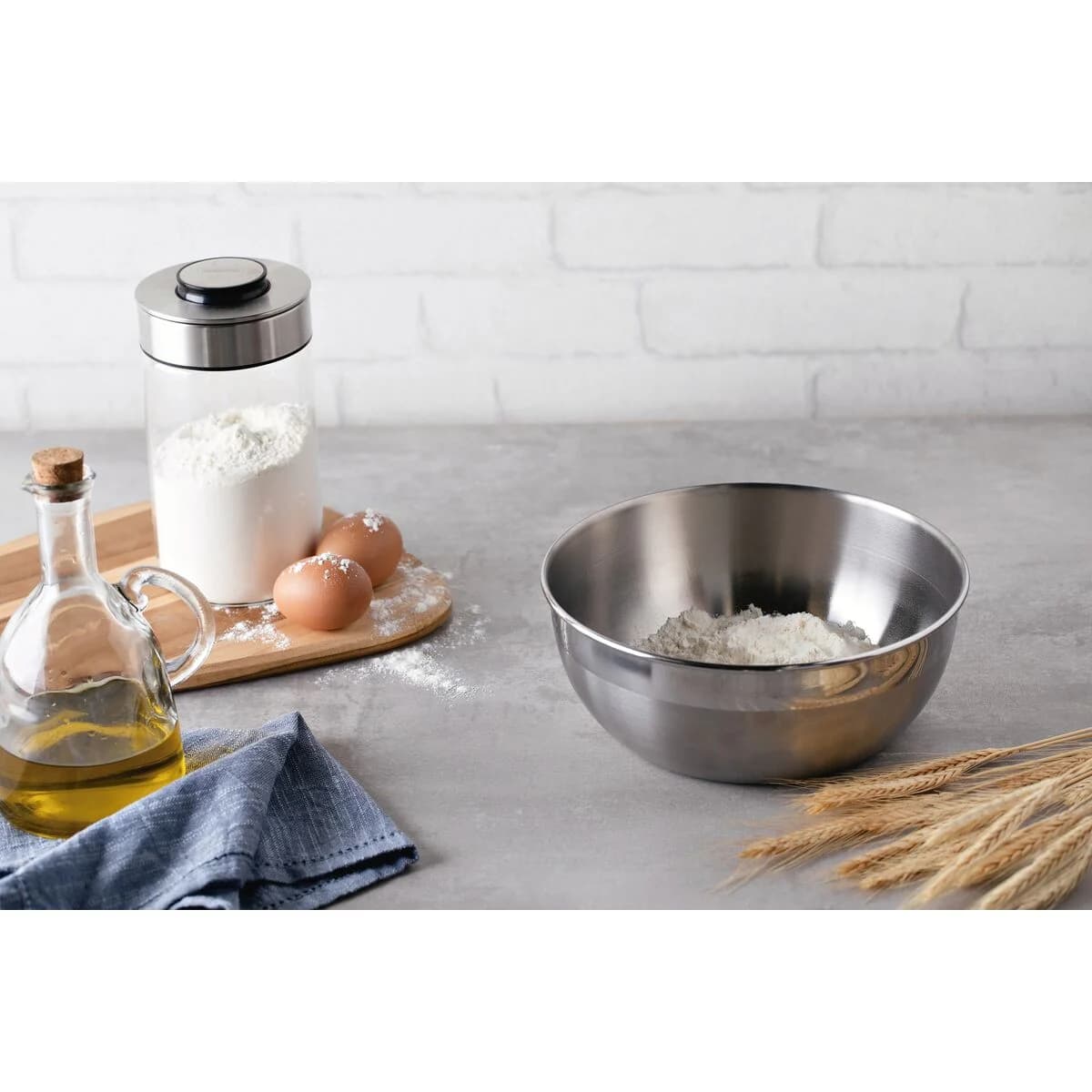 Frasco De Vidrio Tramontina Purezza Tapa Acero 700 Ml — imagen 10 de 10