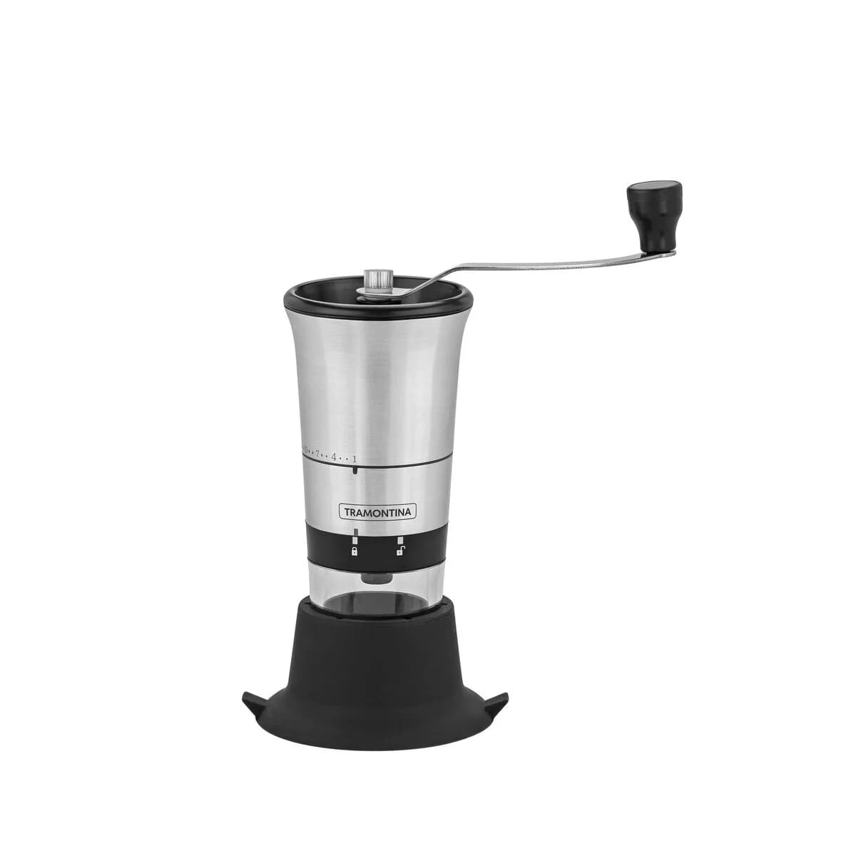 Molinillo manual para café de acero inoxidable Tramontina Chá e Café 16 ajustes 55 g — imagen 1 de 7