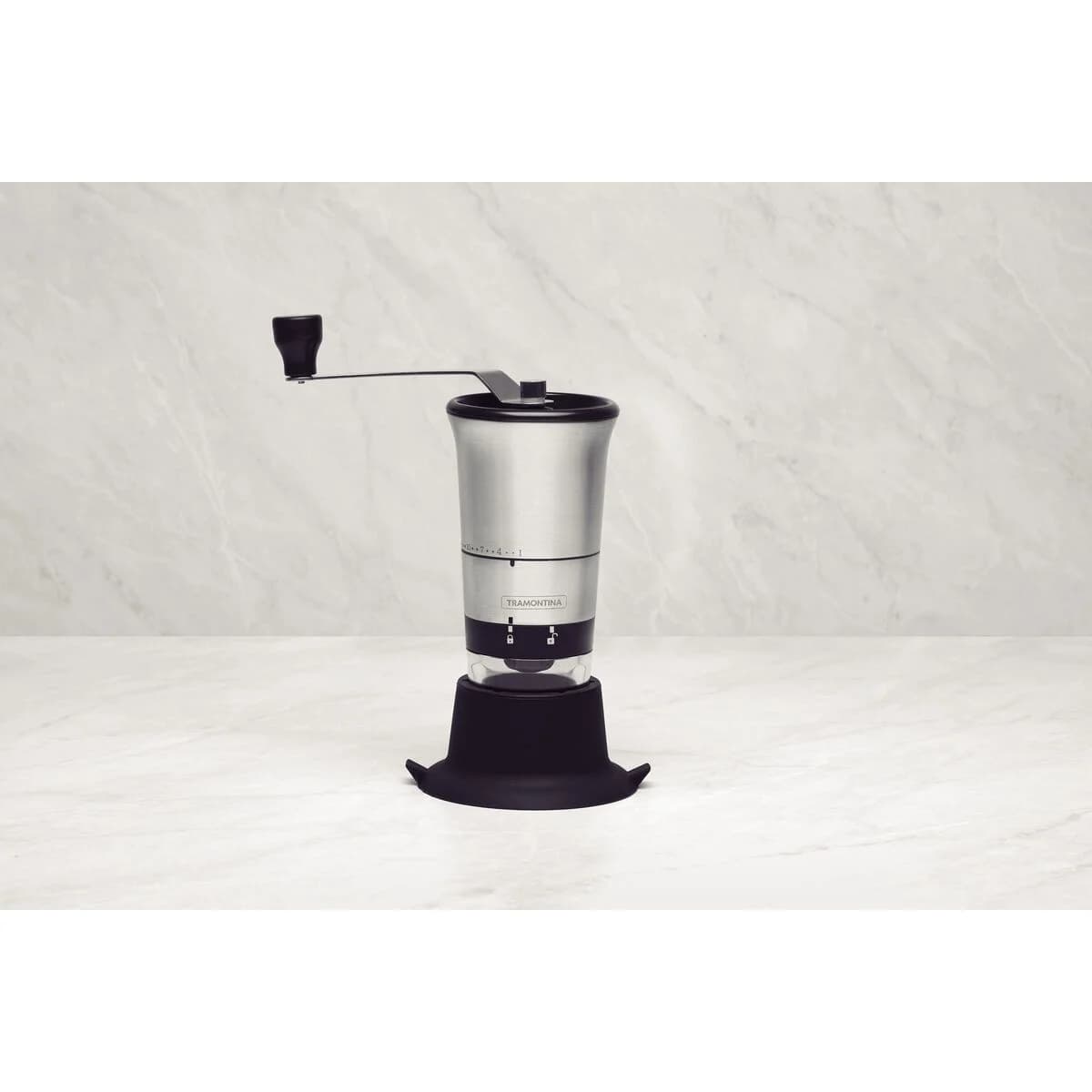 Molinillo manual para café de acero inoxidable Tramontina Chá e Café 16 ajustes 55 g — imagen 7 de 7