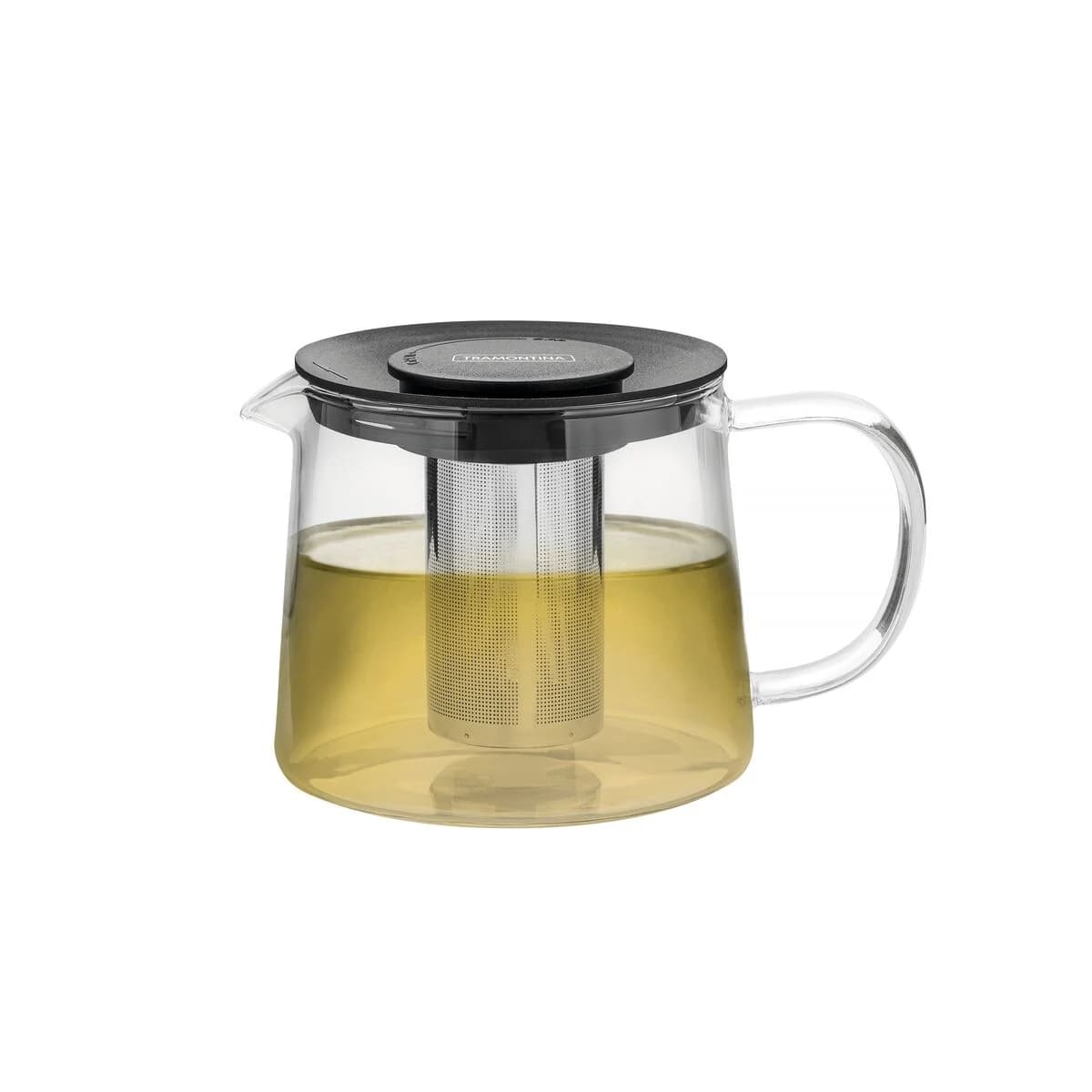 Tetera Vidrio Acero Inoxidable Infusor de 900 ml Tramontina — imagen 3 de 7