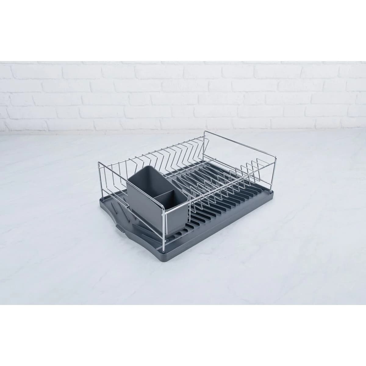 Escurridor Platos Tramontina Plurale Acero Inox con Bandeja — imagen 5 de 5