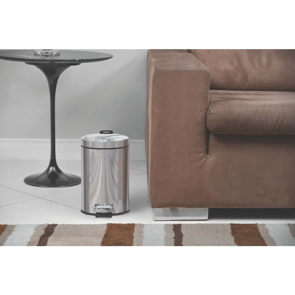 Basurero de Acero Inoxidable con Pedal Brasil 3 L Tramontina — imagen 4 de 4