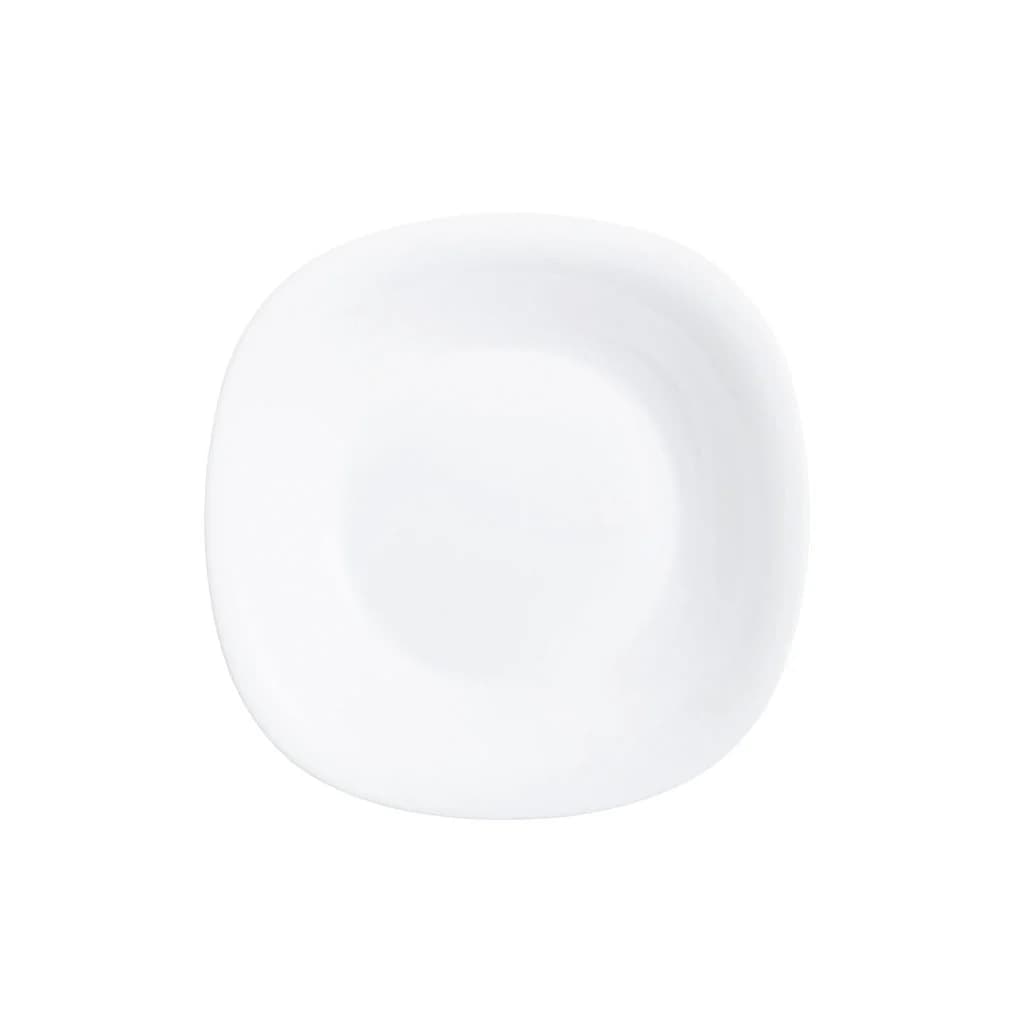 Plato Hondo Vidrio Blanco Luminarc Carine 21 Cm X6 Unid — imagen 2 de 3