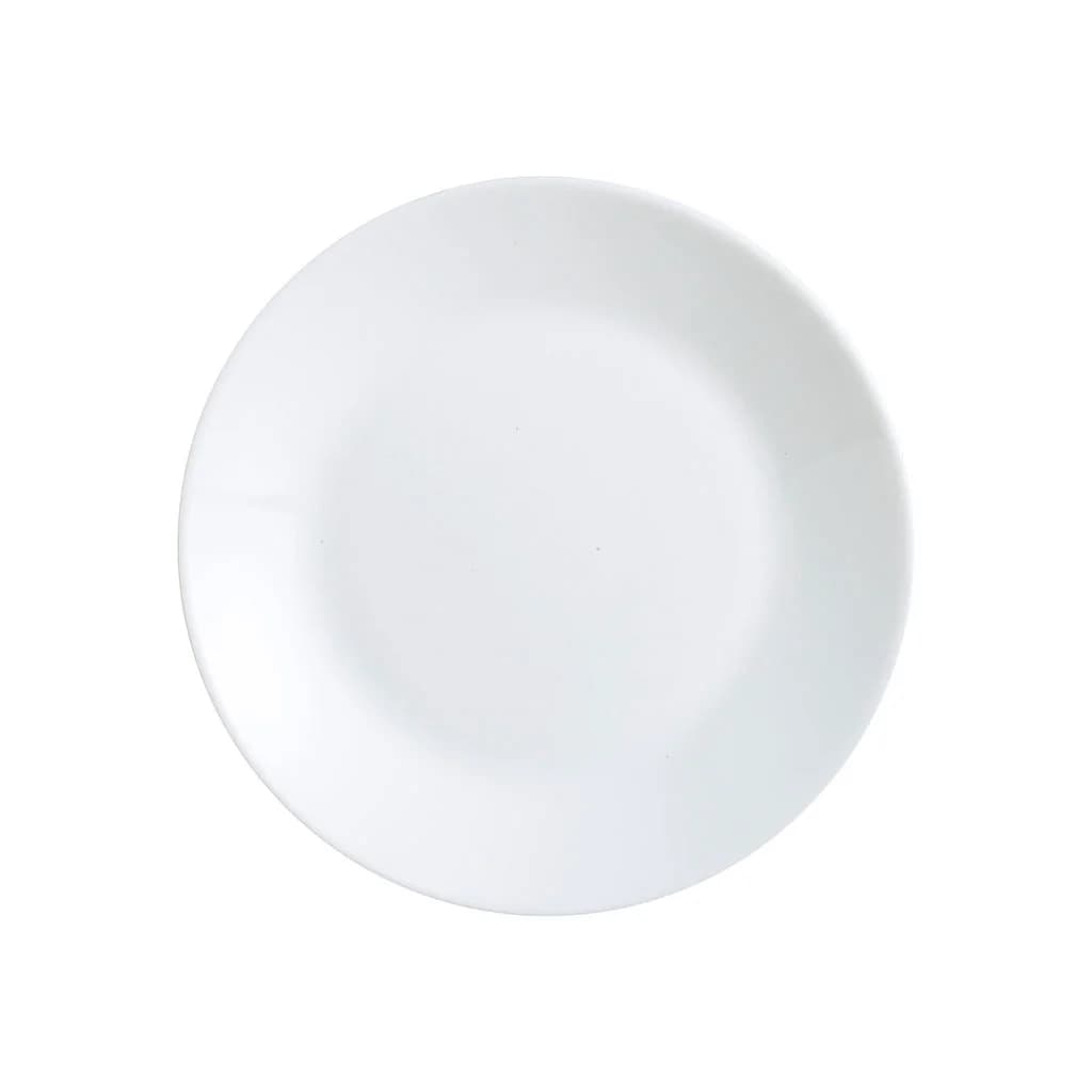 Plato De Postre Vidrio Blanco 18 Cm Luminarc Zelie X6 Unid — imagen 2 de 3