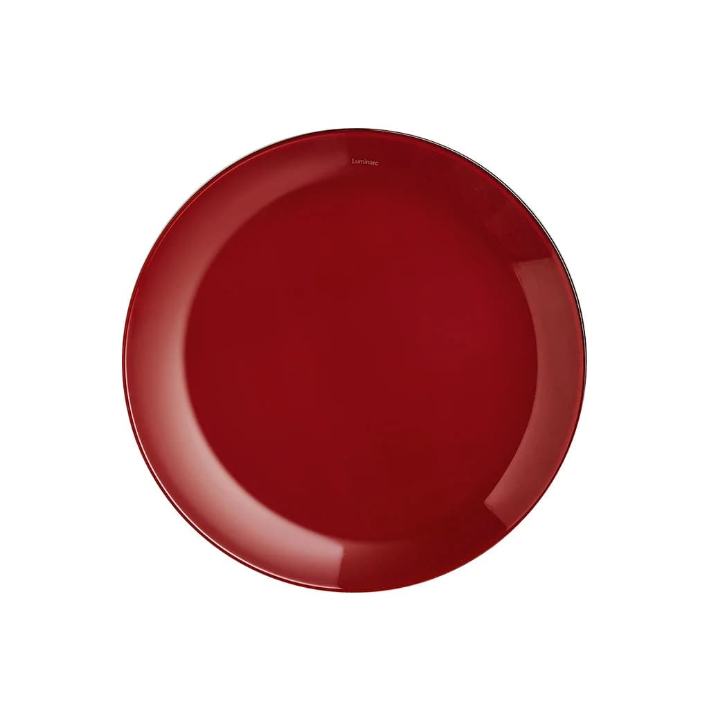 Plato De Postre Vidrio 20 Cm Luminarc X6 Unid Arty Bordeaux — imagen 2 de 4