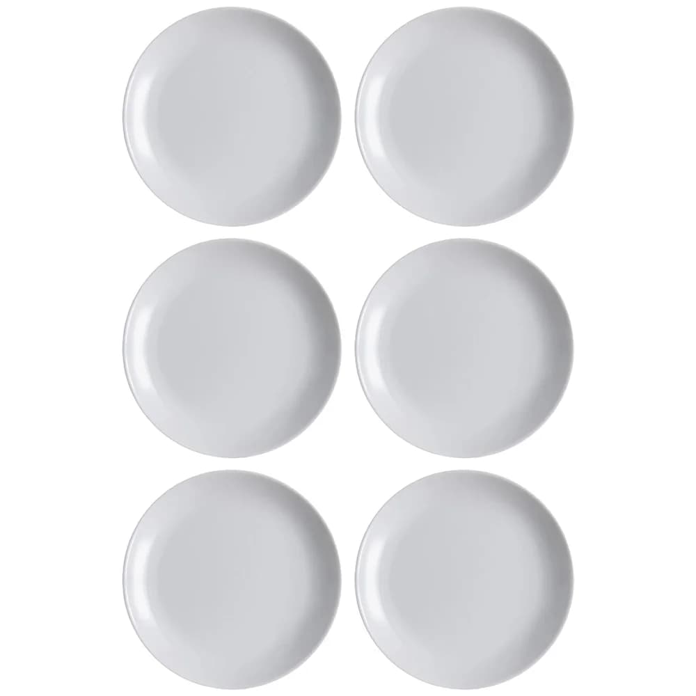 Plato Llano Vidrio 25 Cm Luminarc Granit Diwali X6 Unid — imagen 1 de 3