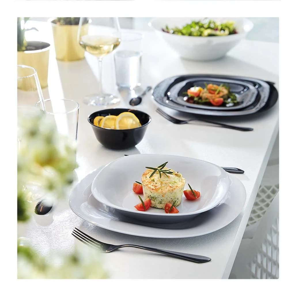 Plato Hondo Vidrio Luminarc 21 Cm Granite Carine X6 Unid — imagen 4 de 4