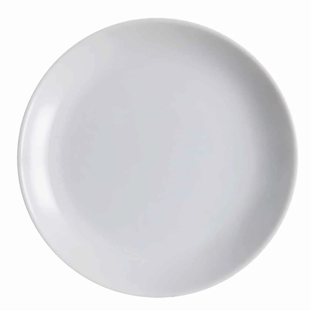 Plato Llano Vidrio 27 Cm Luminarc Granit Diwali X6 Unid — imagen 2 de 4