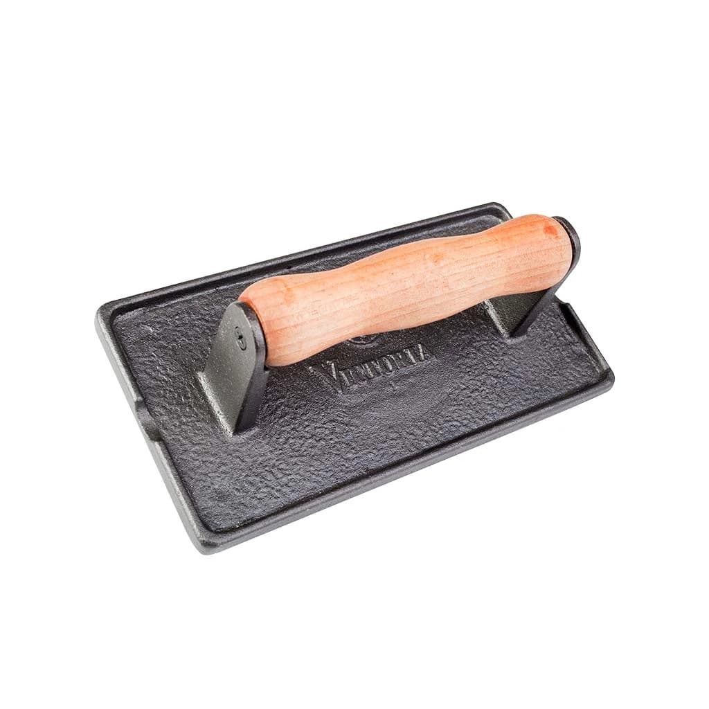 Prensa De Hierro Esmaltado Para Carnes Victoria 21 Cm — imagen 2 de 5