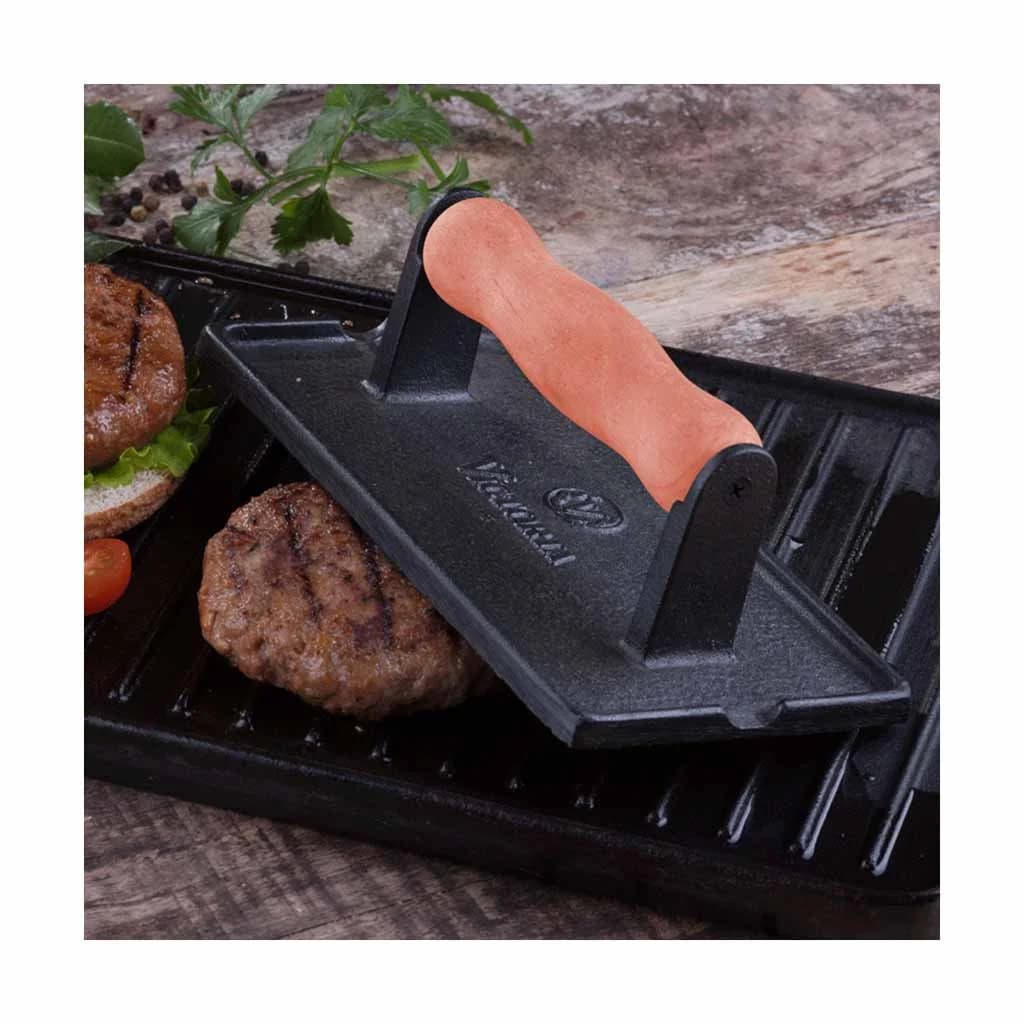 Prensa De Hierro Esmaltado Para Carnes Victoria 21 Cm — imagen 5 de 5