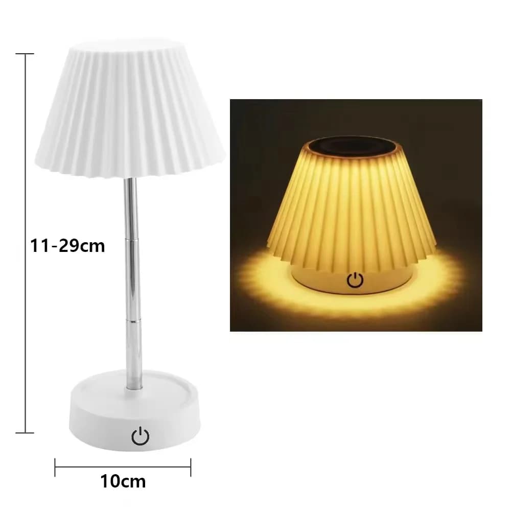 Lampara Led Escritorio Recargable Usb Telescópica a Bateria — imagen 5 de 8