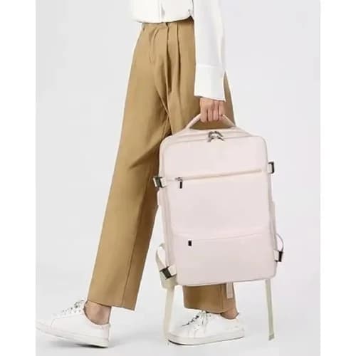 Mochila De Viaje 40 Lts Carry On Notebook Tela Oxford — imagen 8 de 10