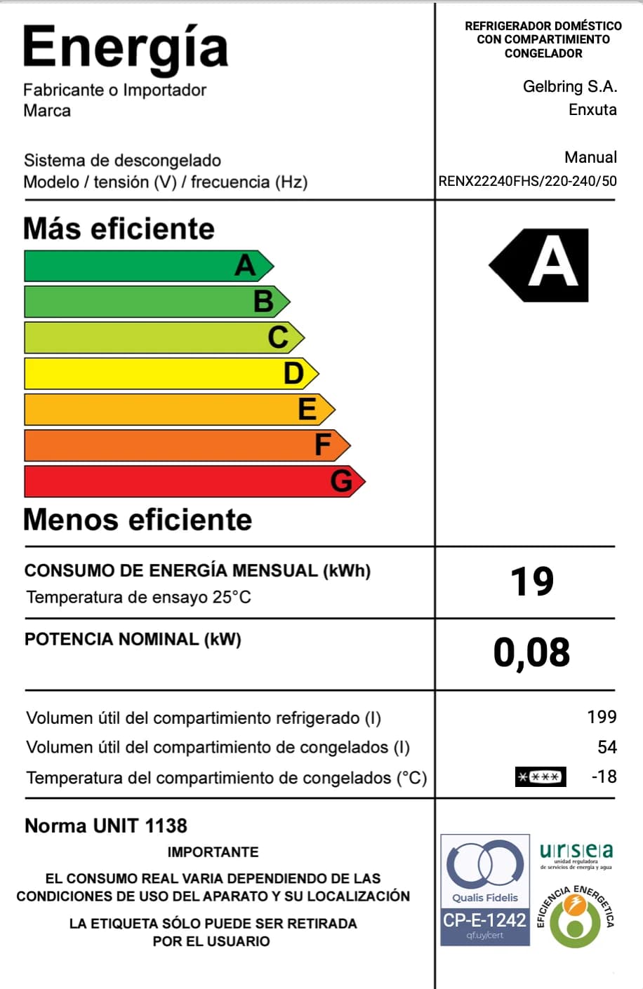 Refrigerador Frío Húmedo — imagen 4 de 4