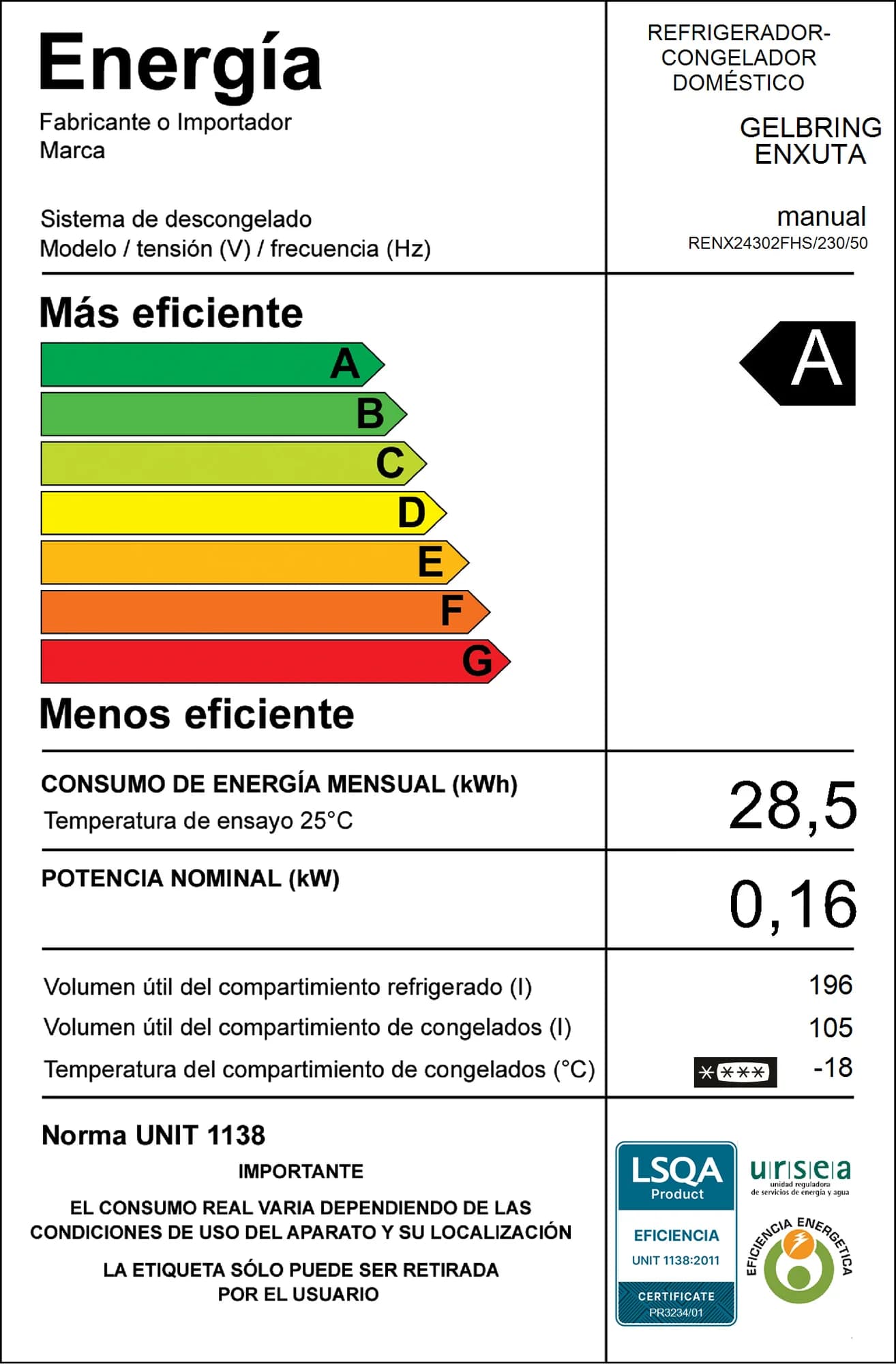 Refrigerador – Frío Húmedo — imagen 6 de 7