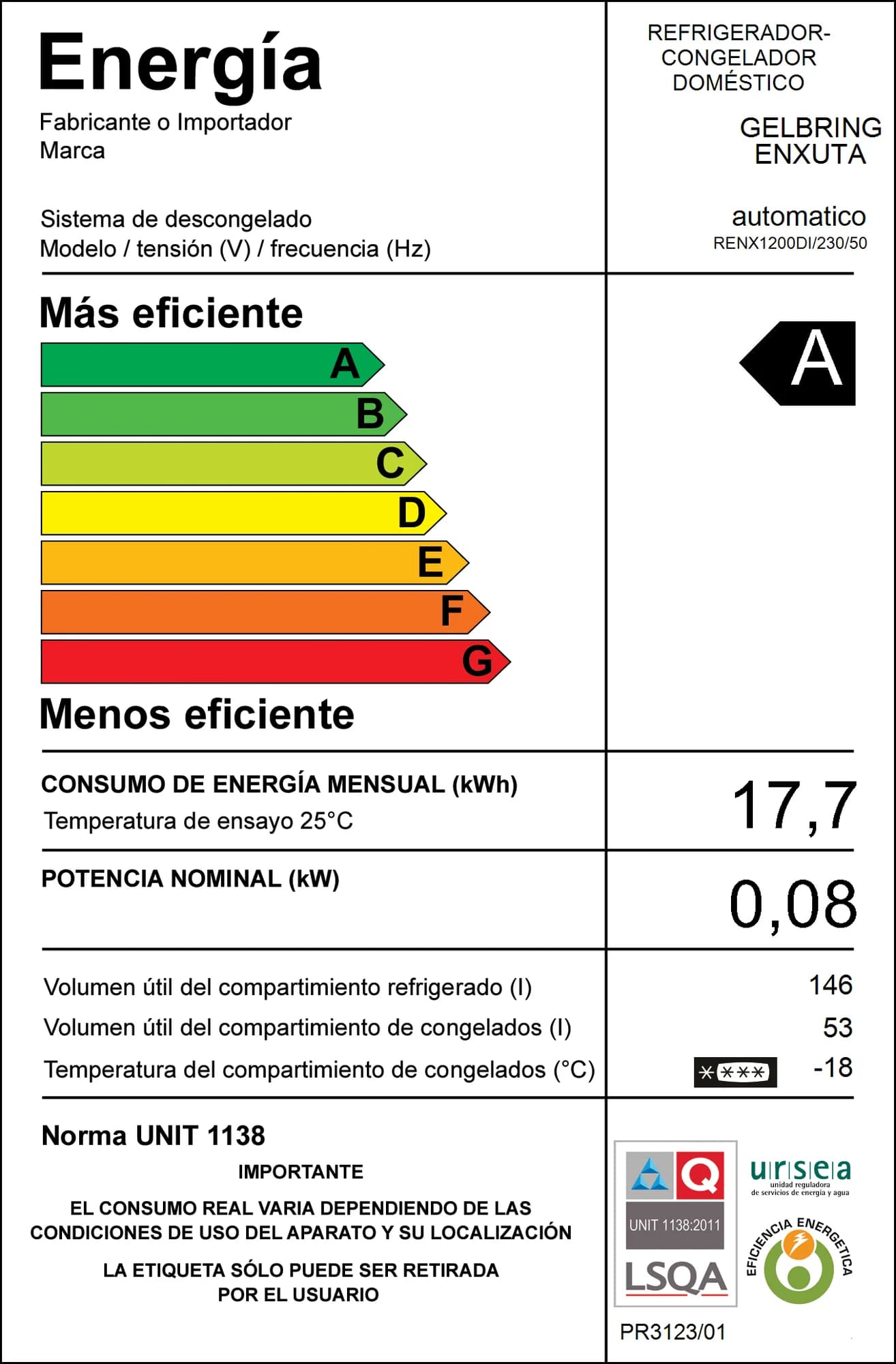 Refrigerador No Frost - Inverter — imagen 4 de 4